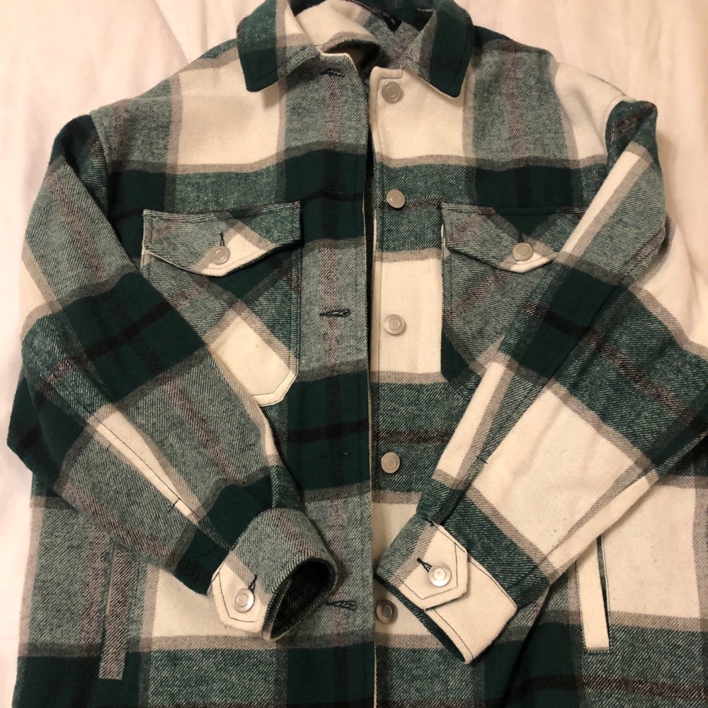 Zara Plaid Overshirt